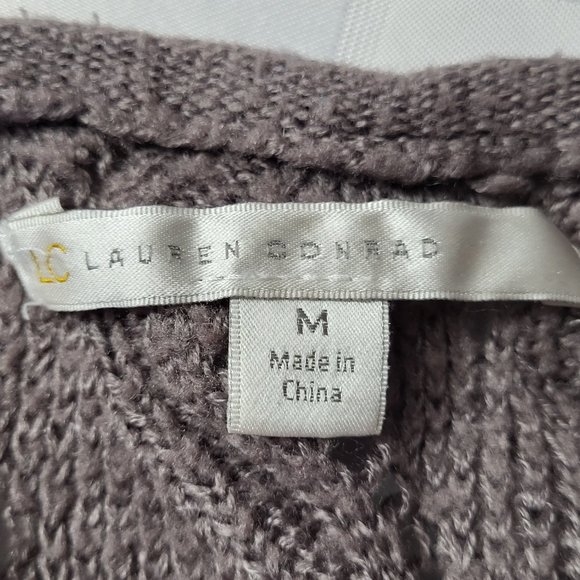 LAUREN CONRAD LC WOMEN'S LONG SLEEVE SWEATER SIZE MEDIUM WINTER FASHION WEAR - Picture 4 of 16